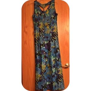 Scarlett Button down floral dress